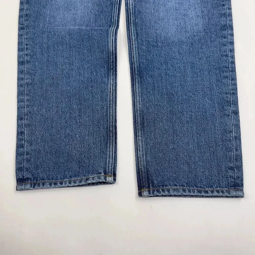 ARKET Men's Cropped Denim Blue Jeans Size 33